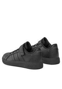 Adidas - adidas Sneakersy Grand Court 2.0 El K FZ6161 Czarny. Kolor: czarny. Materiał: skóra