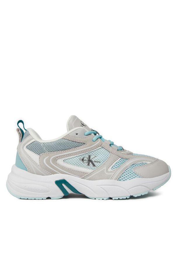 Calvin Klein Jeans Sneakersy Retro Tennis Su-Mesh Wn YW0YW00891 Zielony. Kolor: zielony. Materiał: mesh