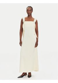 Vero Moda Sukienka koktajlowa Eloisa 10340914 Beżowy Slim Fit. Kolor: beżowy. Materiał: syntetyk. Styl: wizytowy