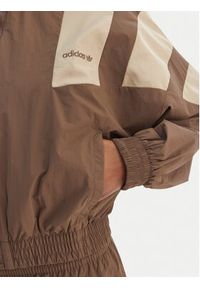 Adidas - adidas Bluza Blocked Washed KD8787 Brązowy Oversize. Kolor: brązowy. Materiał: syntetyk #2