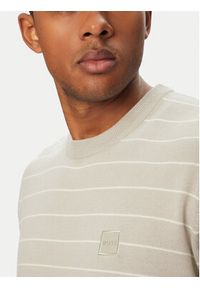 BOSS Sweter Kanacho 50561004 Szary jasny Regular Fit. Kolor: szary. Materiał: bawełna #4