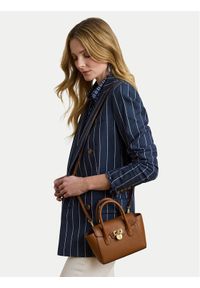 Lauren Ralph Lauren - LAUREN RALPH LAUREN Torebka 431969349001 Brązowy. Kolor: brązowy. Materiał: skórzane #1
