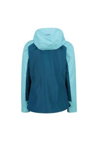Kurtka przeciwdeszczowa damska z kapturem CMP. Typ kołnierza: kaptur. Kolor: wielokolorowy, niebieski, czerwony. Sport: turystyka piesza #2
