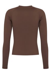Reebok Koszulka techniczna Reebok X Ewa Chodakowska RK25316CCW Brązowy Slim Fit. Kolor: brązowy. Materiał: syntetyk