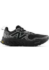 Buty męskie New Balance Fresh Foam X Hierro v8 MTHIERK8 – czarne. Kolor: czarny. Materiał: guma, materiał, syntetyk. Szerokość cholewki: normalna. Sport: bieganie, fitness