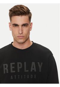 Replay Bluza M6975 .000.21842 Czarny Regular Fit. Kolor: czarny. Materiał: bawełna