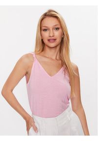 Vero Moda Bluzka Marijune 10281931 Różowy Regular Fit. Kolor: różowy. Materiał: syntetyk