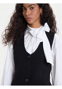 Vero Moda Kamizelka Brisa 10334682 Czarny Regular Fit. Kolor: czarny. Materiał: syntetyk