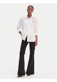 Hugo - HUGO Koszula Erselia 50556398 Biały Regular Fit. Kolor: biały. Materiał: bawełna #5