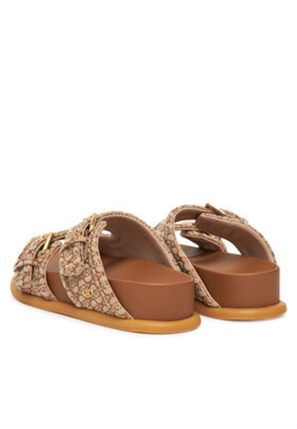 Liu Jo Klapki Loren 09 SA5127 TX439 Beżowy. Kolor: beżowy. Materiał: materiał