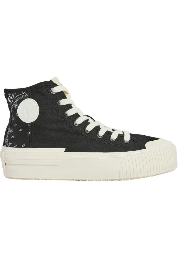 Buty Pepe Jeans Samoi Divided, Kobiety. Kolor: czarny. Materiał: materiał, bawełna. Sport: turystyka piesza