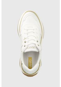 Liu Jo sneakersy JUNE 16 kolor biały BA3053EX16801111. Nosek buta: okrągły. Kolor: biały. Materiał: guma. Obcas: na platformie #4