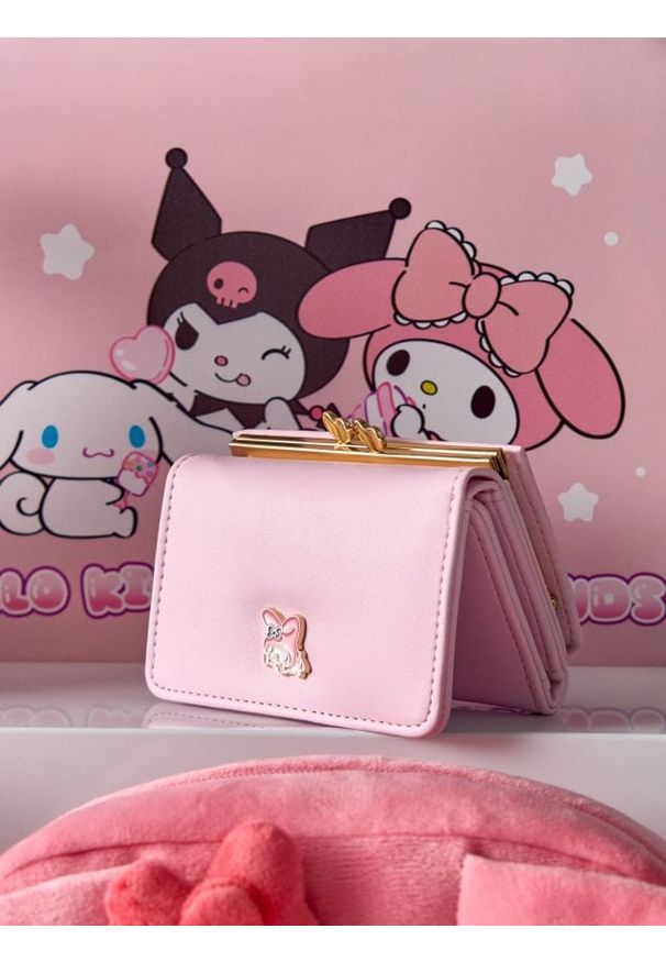 Sinsay - Mały portfel z ozdobnym zapięciem My Melody - różowy. Kolor: różowy