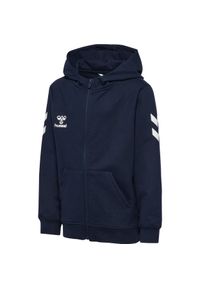 Dziecięca bluza z kapturem zapinana na zamek Hummel 2.0 Chevron. Typ kołnierza: kaptur. Kolor: niebieski #1