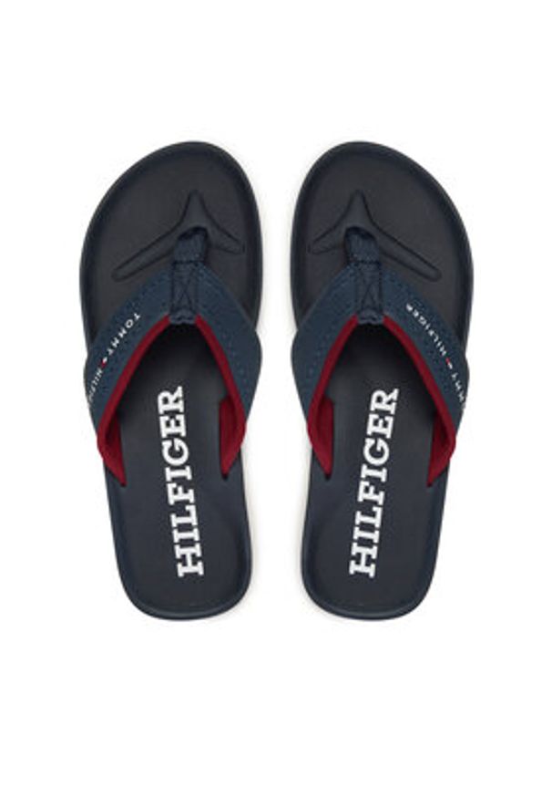 TOMMY HILFIGER - Tommy Hilfiger Japonki Comfort FM0FM05235 Niebieski. Kolor: niebieski