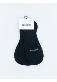 Big-Star - Stopki bawełniane damskie trójpak Invisse 906. Kolor: czarny. Materiał: bawełna #2