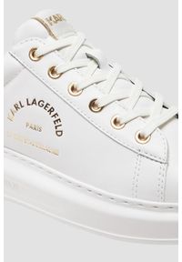 Karl Lagerfeld - KARL LAGERFELD Białe damskie sneakersy KAPRI Maison, Rozmiar 38. Kolor: biały #5
