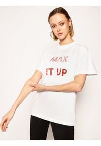 MAX&Co. T-Shirt Davanti 69718320 Biały Regular Fit. Kolor: biały #1
