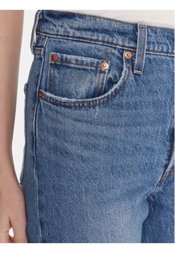 Levi's® Jeansy Ribcage 79078-0008 Niebieski Straight Fit. Kolor: niebieski