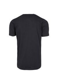 BUILD YOUR BRAND - Lekka Koszulka Unisex Dla Dorosłych Z Dekoltem W Szpic. Kolor: niebieski