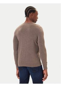 JOOP! Sweter 17 JK-01Denny 30032601 Brązowy Modern Fit. Kolor: brązowy. Materiał: wełna #4