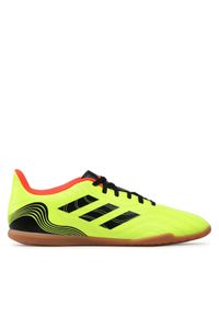 Adidas - adidas Buty Copa Sense.4 In GZ1367 Żółty. Kolor: żółty. Materiał: skóra