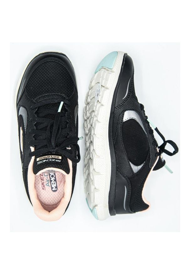 skechers - Skechers Flex Appeal 4.0, Czarny. Kolor: czarny. Materiał: tkanina, materiał, syntetyk
