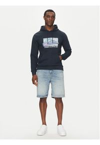 Quiksilver Bluza EQYFT05094 Granatowy Regular Fit. Kolor: niebieski. Materiał: bawełna #2