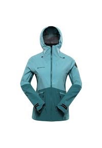 ALPINE PRO - Kurtka trekkingowa damska Alpine Pro Zarra wodoodporna. Kolor: zielony