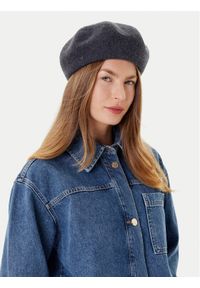 Weekend Max Mara Beret Pitti 2525576014 Szary. Kolor: szary. Materiał: wełna, materiał