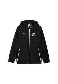 Puma - Zestaw dresowy OM Woven 2025/26. Kolor: czarny. Materiał: dresówka. Sport: piłka nożna #1