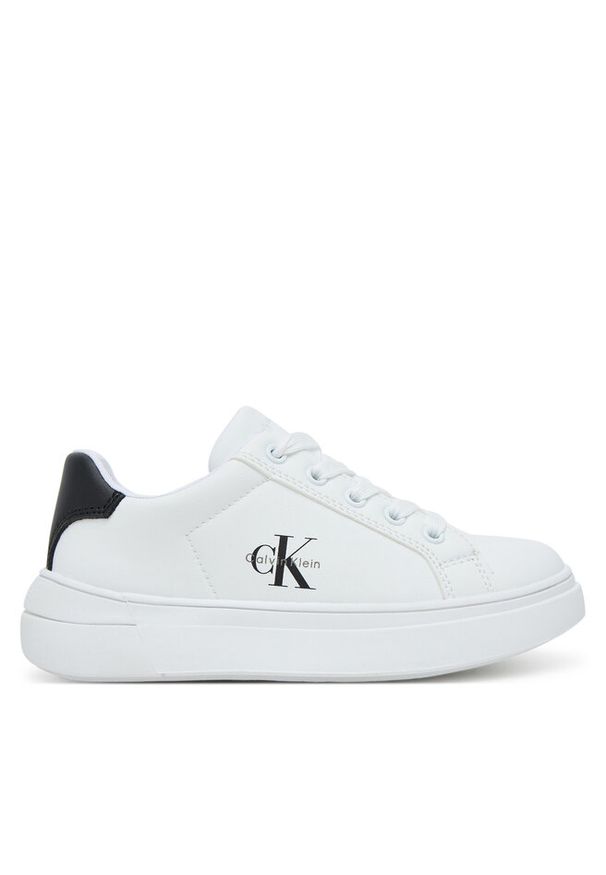 Sneakersy Calvin Klein. Kolor: biały