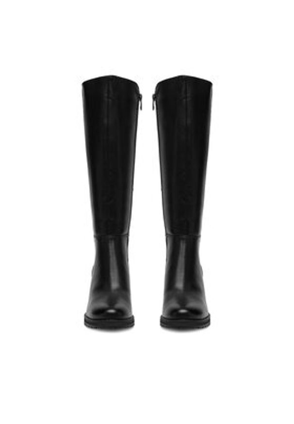 Clara Barson Kozaki CEO-HL0189101-B08 Czarny. Kolor: czarny. Materiał: materiał