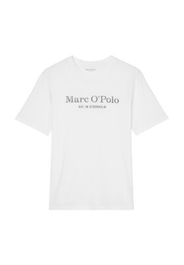 Marc O'Polo T-Shirt B21201251052 Biały Regular Fit. Typ kołnierza: polo. Kolor: biały. Materiał: bawełna