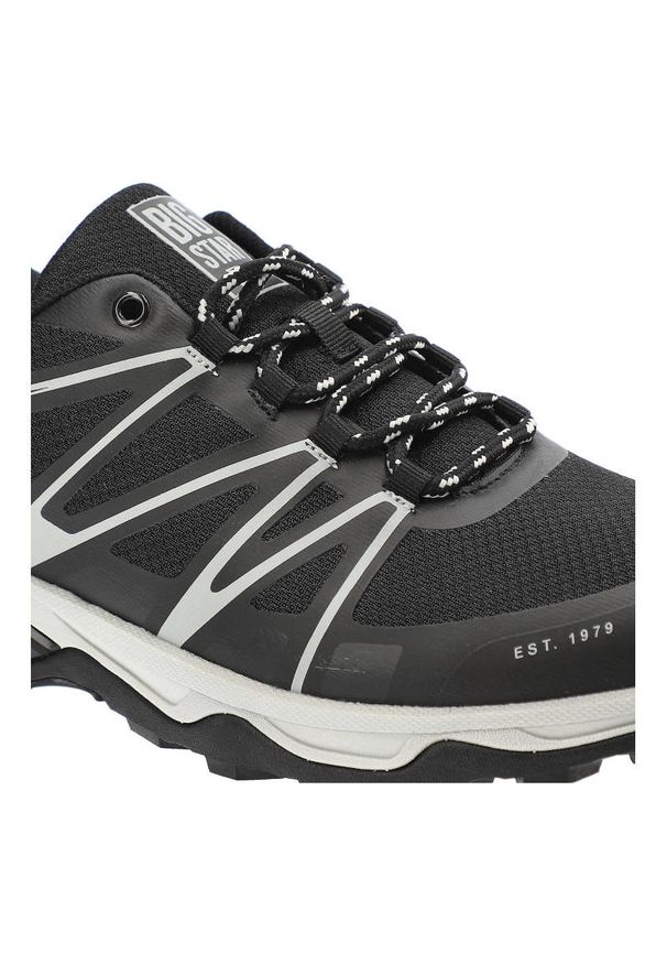 Big-Star - Czarne Trekkingi Big Star Wygodne Buty Męskie. Okazja: na co dzień. Kolor: czarny. Materiał: materiał, skóra ekologiczna. Szerokość cholewki: normalna. Sport: turystyka piesza