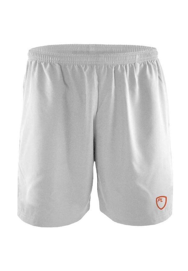 NEW LAYER - Męskie szorty sportowe - lekkie i wygodne - rozmiar M. Kolor: biały. Materiał: poliester, elastan. Długość: krótkie. Sezon: lato