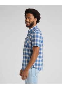 Lee - LEE SS WESTERN SHIRT MĘSKA KOSZULA KRÓTKI RĘKAW BLUE UNION L66OOBUF 112145389. Długość rękawa: krótki rękaw. Długość: krótkie #4