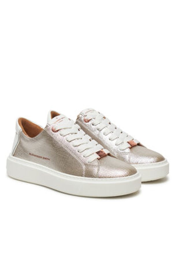 Alexander Smith Sneakersy London ALBBLDW Złoty. Kolor: złoty. Materiał: materiał