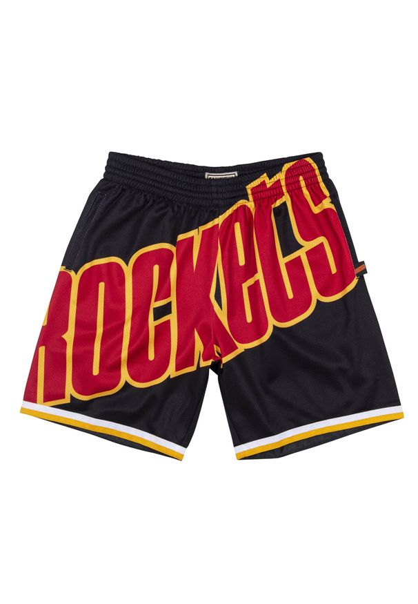 Mitchell & Ness - Szorty Houston Rockets NBA Blown Out Fashion. Kolor: czarny. Sport: koszykówka