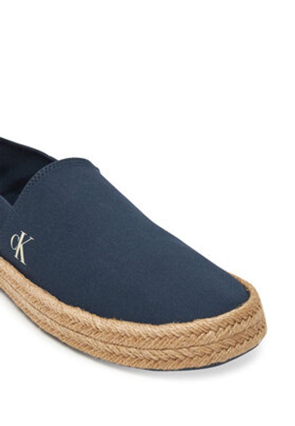 Calvin Klein Jeans Espadryle Inj Espadrille Cv YM0YM01251 Granatowy. Kolor: niebieski. Materiał: materiał