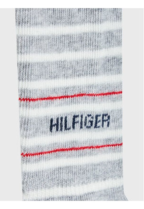 TOMMY HILFIGER - Tommy Hilfiger Rajstopy Dziecięce 701220279 Szary. Kolor: szary. Materiał: bawełna, materiał