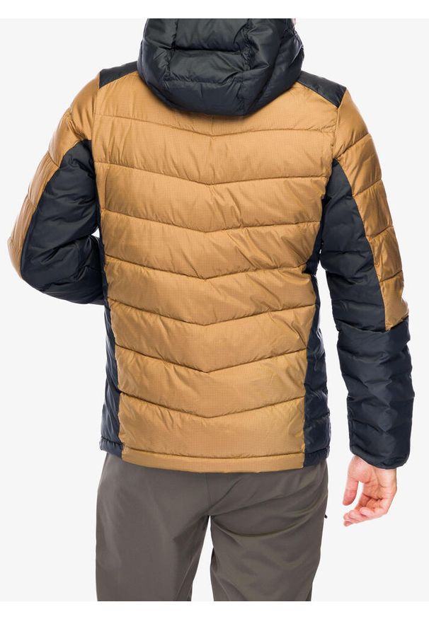 columbia - Kurtka ocieplana męska Columbia Labyrinth Loop II Hooded Jacket. Kolor: brązowy