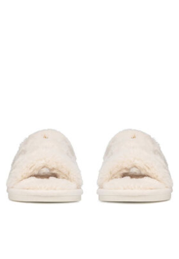 Home & Relax Kapcie P3131521 Écru. Materiał: materiał