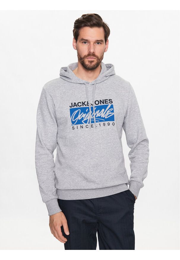 Jack & Jones - Bluza Jack&Jones. Kolor: szary. Materiał: syntetyk