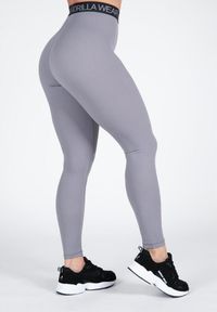 GORILLA WEAR - Legginsy fitness damskie Gorilla Wear Colby Leggings. Kolor: szary. Sport: fitness