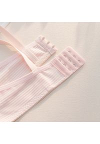 Intica - Biustonosz bezszwowy bez fiszbin codzienny elegancki Sibylle. Kolor: różowy. Materiał: materiał, skóra #6