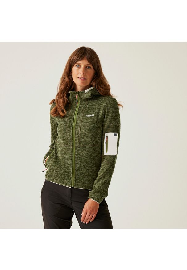 Regatta - Damski polar Kemilia z pełnym zamkiem błyskawicznym. Kolor: zielony. Materiał: polar