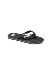 Quiksilver - Klapki dla Chłopcy MOLOKAI Multicolore. Okazja: na plażę. Kolor: czarny. Materiał: guma, syntetyk. Sport: pływanie, fitness