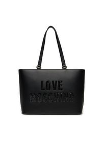 Love Moschino - LOVE MOSCHINO Torebka JC4288PP0IKK0000 Czarny. Kolor: czarny. Materiał: skórzane #1