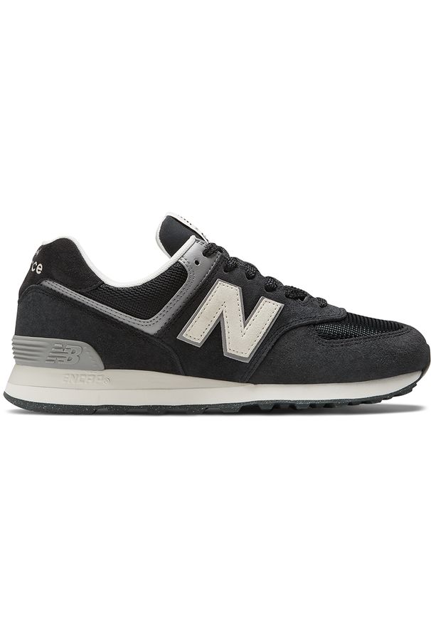 Buty unisex New Balance U574LL2 – czarne. Okazja: na co dzień. Kolor: czarny. Materiał: guma, skóra, zamsz, materiał, syntetyk. Szerokość cholewki: normalna. Model: New Balance 574